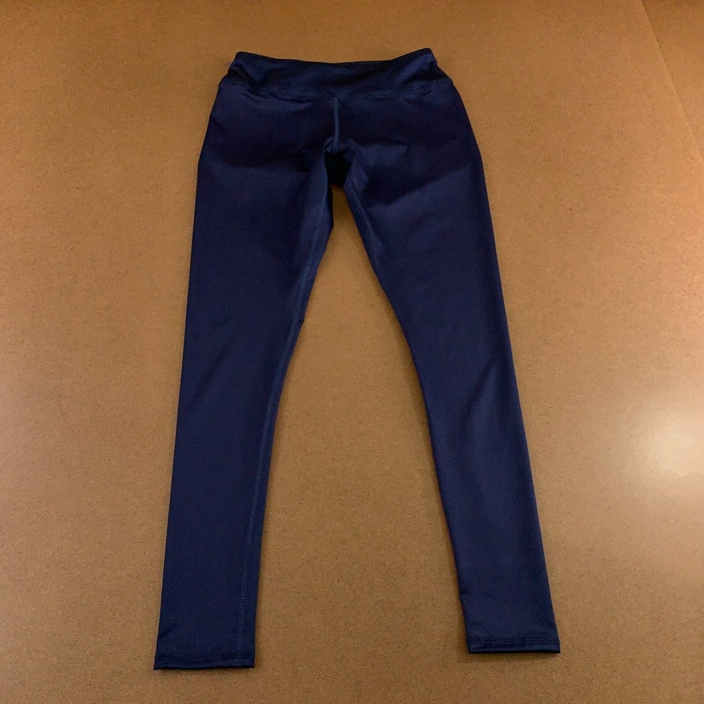 Augusta Sportswear Ladies Size Small Navy Mid Rise Athletic Leggings New